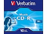 Verbatim CD-R AUDIO 10pk JC  80MIN VERBATIM MUSIC LIFE PLUS
