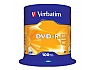 VERBATIM DVD-R, 100 pk  General Retail Spindle, Adv. AZO+, 16x, 4.7GB, DLP, Matte Silver