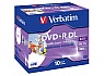 VERBATIM DVD+R 8.5GB 10PK  JC, Double Layer Wide Inkjet Printable 8x